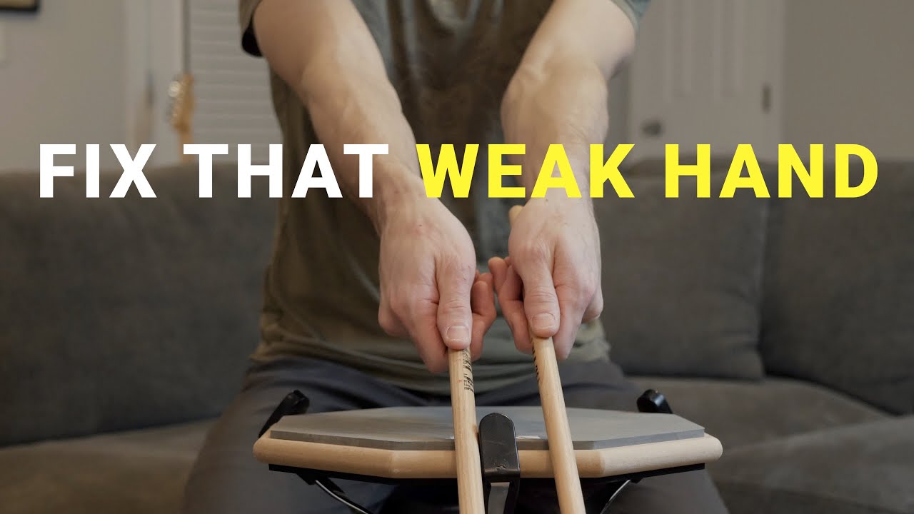 3 Tips to strengthen your weak drumming hand YouTube