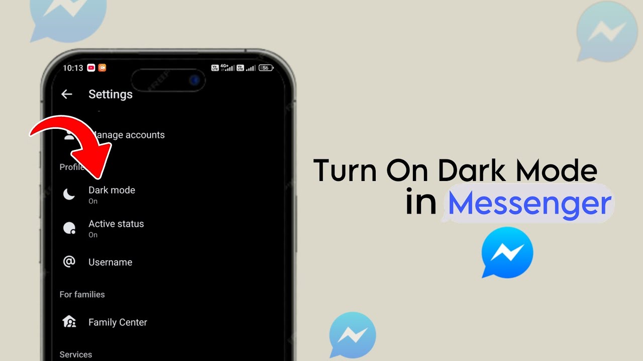 How to Turn On Dark Mode in Messenger?