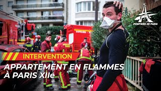 APPARTEMENT EN FLAMMES À PARIS XIIe