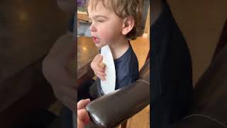 Luca eating his pizza by Asha Max 4 views 1 year ago 2 minutes, 15 seconds