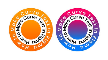 How to Make Circular Text in Figma | How to Make Curve Text in Figma