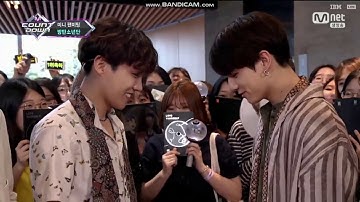 Bts Mcountdown Mini fanmeet (Jhope&Jungkook dance)