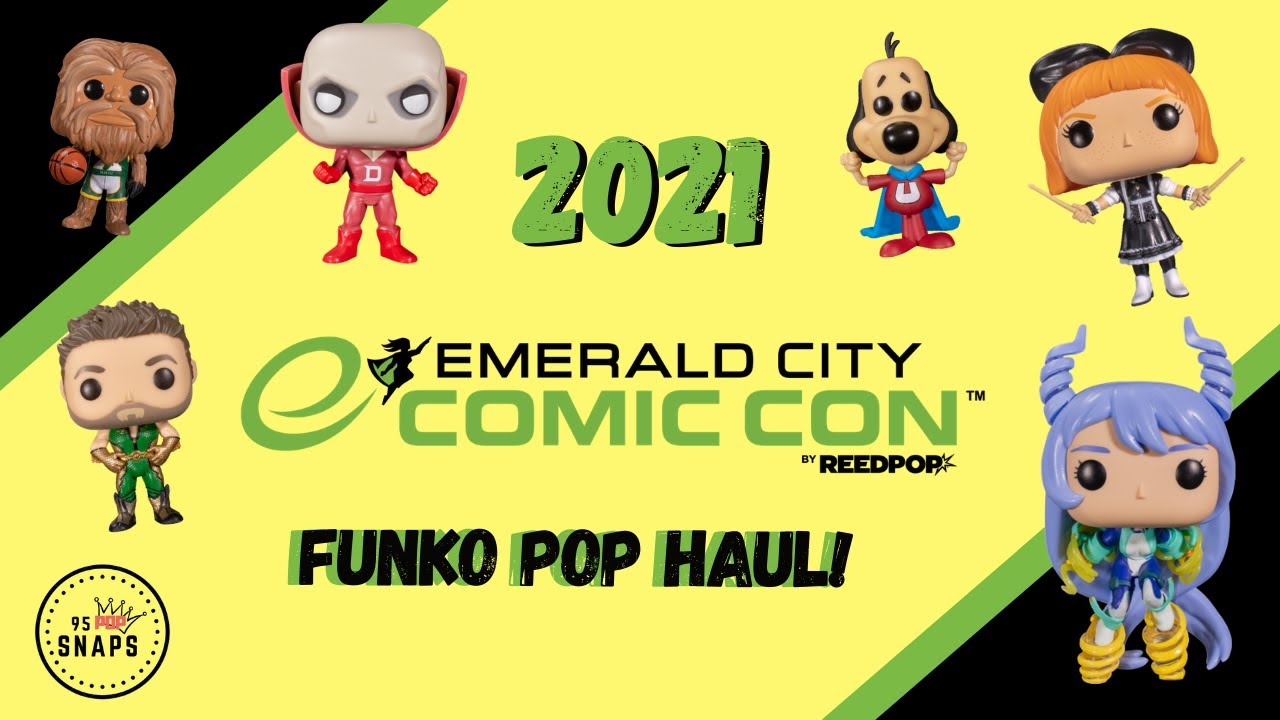 Emerald City Comic Con 2021 Funko Pop Haul From Popcultcha 💚 Exclusives Galore 🤩