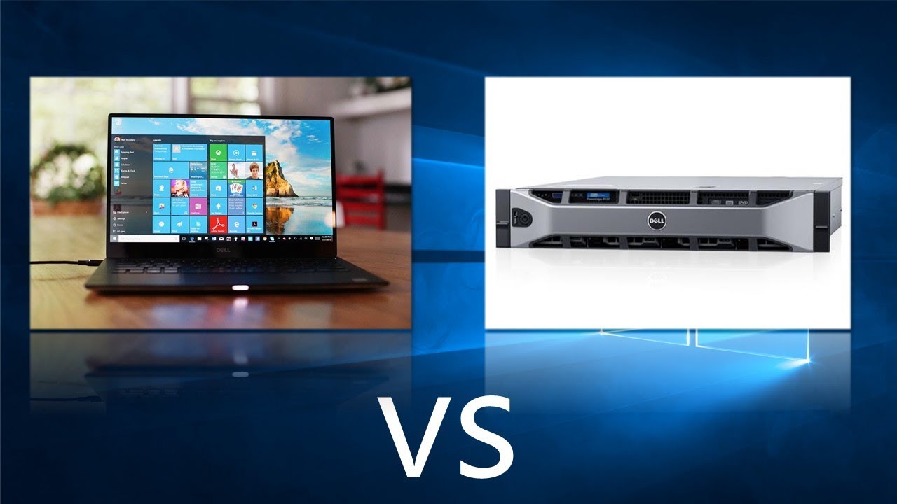 New Windows10とWindowsServer2016の比較