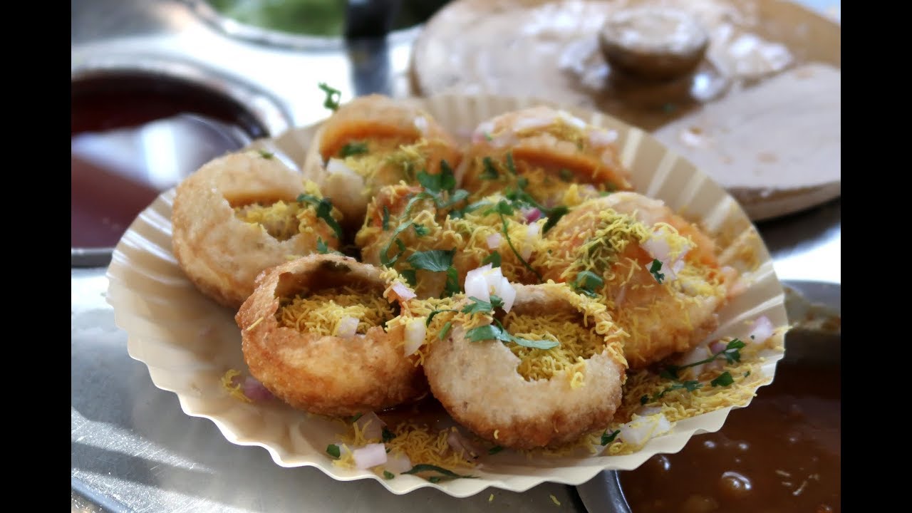 Masala Puri | Popular Evening Snacks in India | how to make Masala Puri | Hyderabad Street Food | Street Food Zone