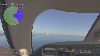 microsoft flight simulator, cessna citation cj4, greaser landing