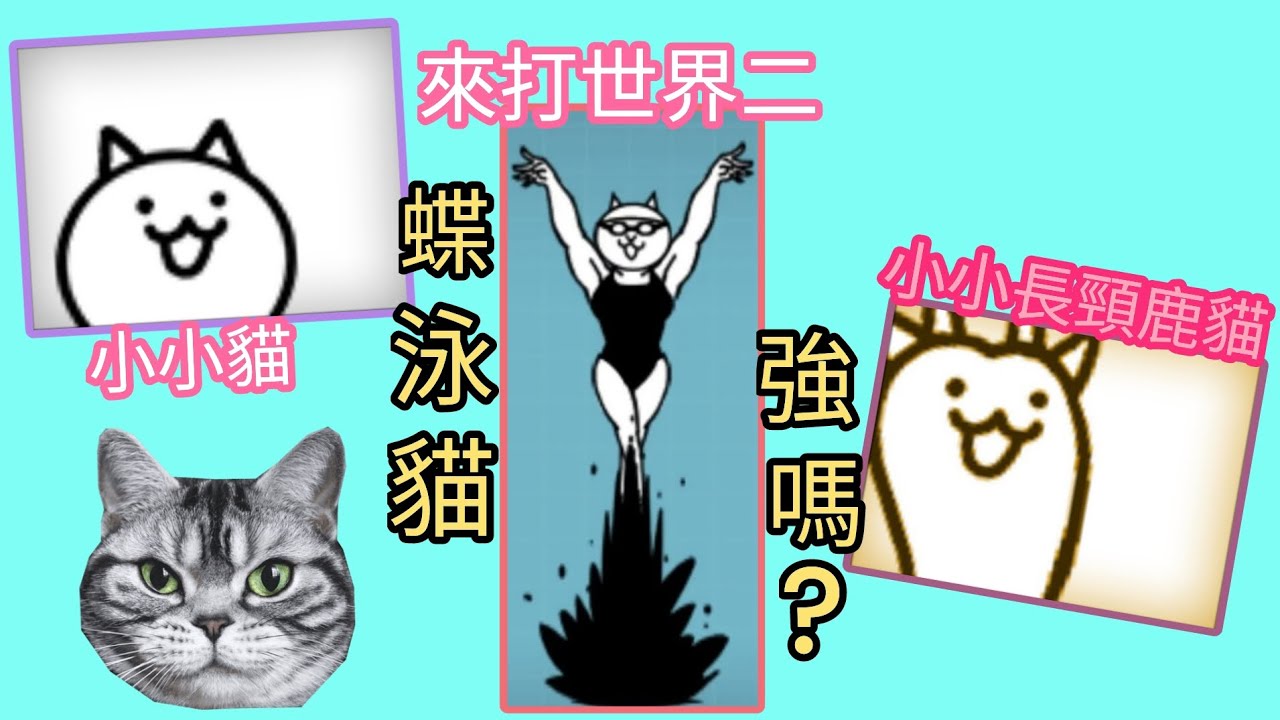 聽觀眾的建議來打世界二啦！蝶泳貓強嗎？我抽到小小貓了！