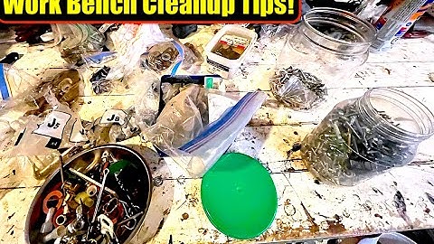 "STRUGGLING TO CLEAN OFF A WORK BENCH? TRY THIS FOR SMALL
