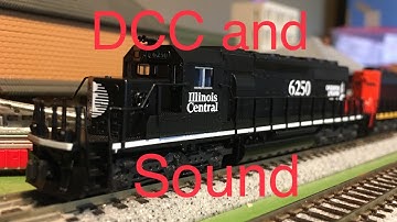 N scale Kato SD40-2 conversion to DCC and sound.