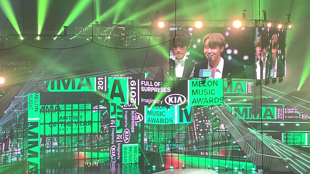 191130 MMA 멜론뮤직어워드 올해의 아티스트상 수상 [방탄소년단] / Best Artist of the year
