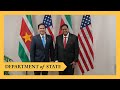 Secretary Rubio holds a joint press availability with Surinamese President Santokhi