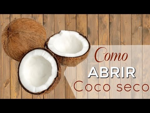 Vídeo: Como Abrir, Cortar E Descascar Um Coco Em Casa, Como Guardar Essa Fruta Corretamente + Vídeo