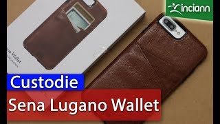 iPhone 7 8 Plus e successivi: Custodia di lusso vera pelle SENA Lugano Wallet screenshot 1