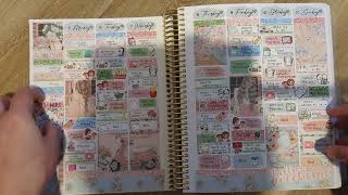 my 2024 memory planner flip through