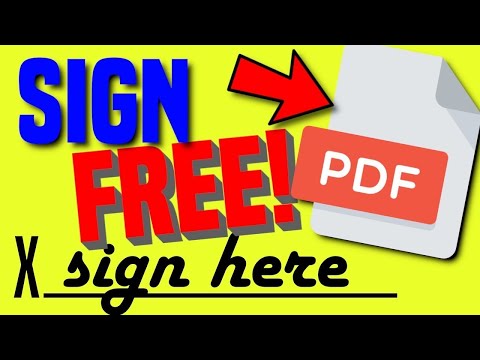 How to Sign a PDF Document on Windows 10 for FREE!