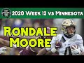 Rondale Moore vs Minnesota 2020