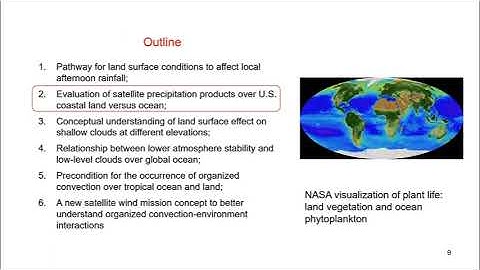 Dr. Xubin Zeng - Clouds, precipitation, and organized convection: from land surface effect to [...]