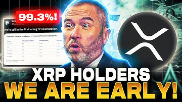 XRP Holders We Are SO EARLY! | 99.3% Is Still Coming, This Is Insane!