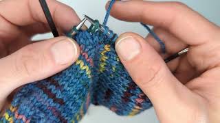 Working the gusset of Simplingo Sock - have you forgotten which round you're on?