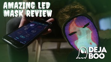 AMAZING LED Mask | Customizable Mask Review by Deja Boo