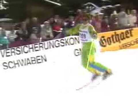Autocollant Ski Coupe Du Monde Freestyle Hindelang Oberjoch 1987 | Vintage Sports D’hiver
