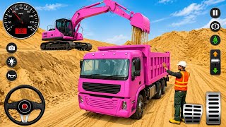 City Road Construction Simulator 3D Gameplay 🚧 | Heavy Excavator & Truck Driving - Android screenshot 4
