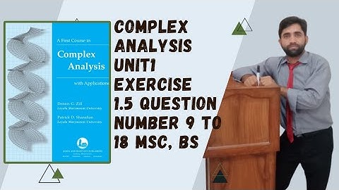 Mathematics Complex Analysis Unit 1 Exercise 1.5 Question Number 13 to 18#  so important Question