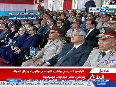 اخر النهار واحدة من اهم الرسائل يلقيها الرئيس السيسي في احتفال الجيش بذكرى انتصارات حرب اكتوبر