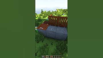 How to make a realistic swing in minecraft #Shorts #Minecraft