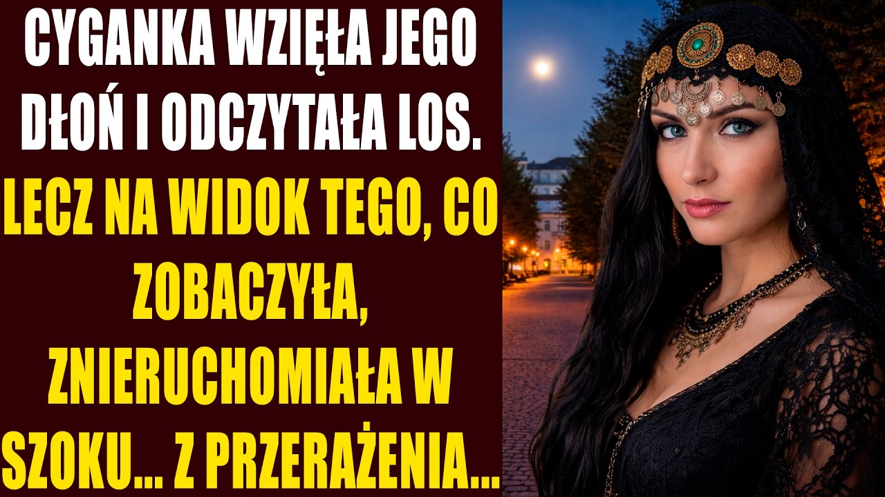 Cyganka wzięła jego dłoń i odczytała los. Lecz na widok tego, co zobaczyła, znieruchomiała w szoku..