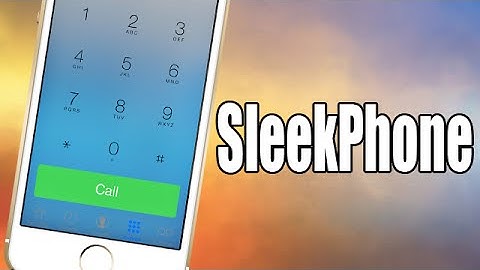 SleekPhone - iOS 7 Cydia Tweak