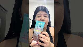 Delia , gel facial exfoliante control grasa recomendando productos del D1 y ara