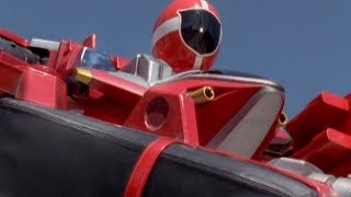 Red Ranger Battlizer Morph and Fight (Web War Episode) | Lightspeed Rescue | Power Rangers Official Resimi