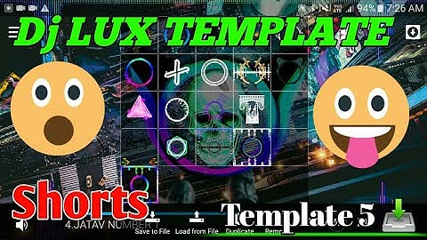 #shorts 😰 Dj Lxu template download link | Avee player template download link new |