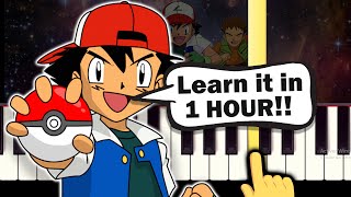Pokemon - Theme Song - EASY Piano tutorial