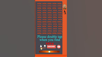 Spot (Find) 1214 in 5 seconds, #observation  #skills , Visual Test,  #search #puzzle #shorts #quiz