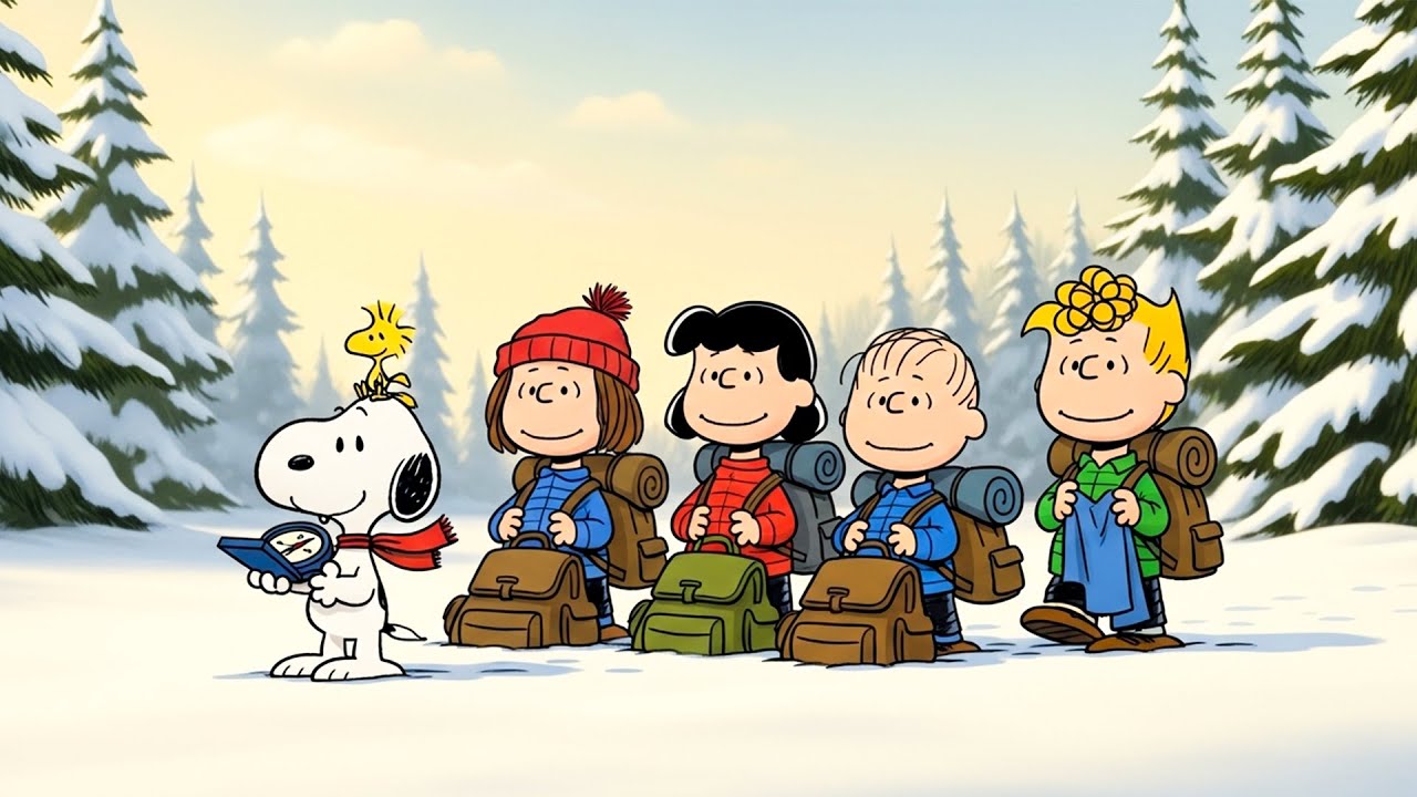 Snoopy's Winter Journey 🌲 Chill Lofi Jazz for Relaxing & Relieve Stress