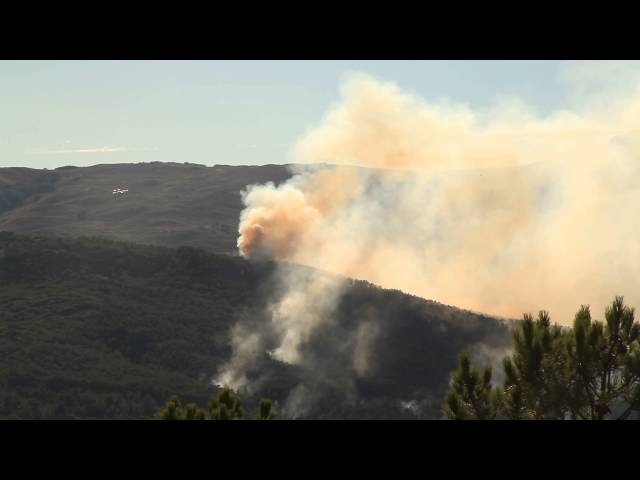 Incendio en Acebo. Un trabajo de JP FILMS publicado por www.sierradegatadigital.es
