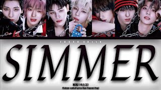 NEXZ - Simmer (Colour-coded Lyrics Han/Capcut Auto/Eng)