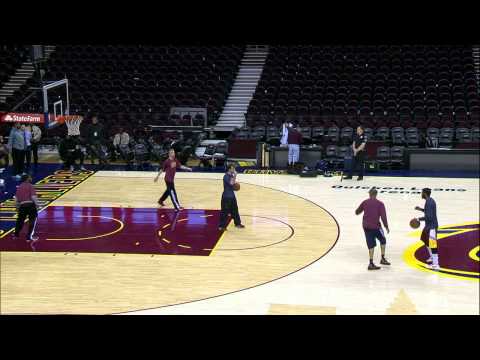Kyrie Irving Putting in Work After Loss
