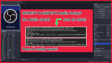 How to fix Audio lag in SCRCPY & SNDCPY #SCRCPY #SNDCPY #audiolag