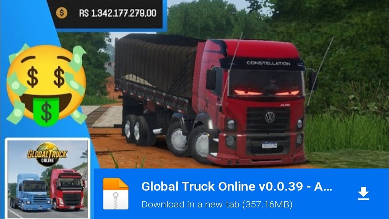 GLOBAL TRUCK ONLINE APK MOD DINHEIRO INFINITO 0.0.75 ATUALIZADO 2025 ...