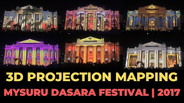 Mysuru Dasara 2017 | 3D Projection Mapping at Rangacharalu Memorial Hall