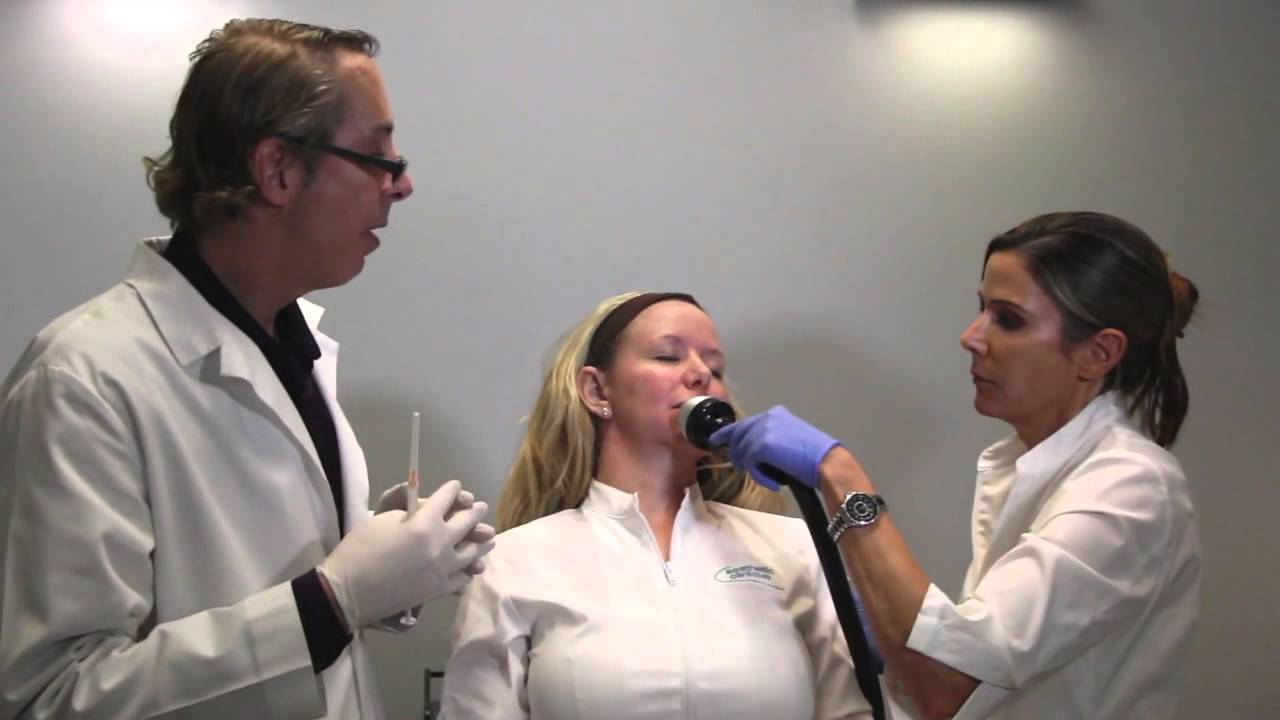 Bellafill, the Permanent Filler, Demonstration by Dr. Weiner in the Cheeks.