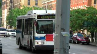 MaBSTOA Orion 7 M1, M116, D60HF M102 and MCI D4500 BxM6 at 5th Avenue / 116th Street
