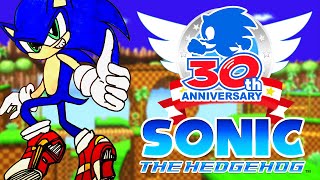 In Honor of The Blue Blur (Sonic The Hedgehog's 30th Anniversary)