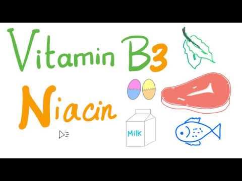 Outline Video Vitamin B3 (Niacin) - NAD+, NADH, NADPH, Nicotinic Acid - Diet & Nutrition - Biochemistry