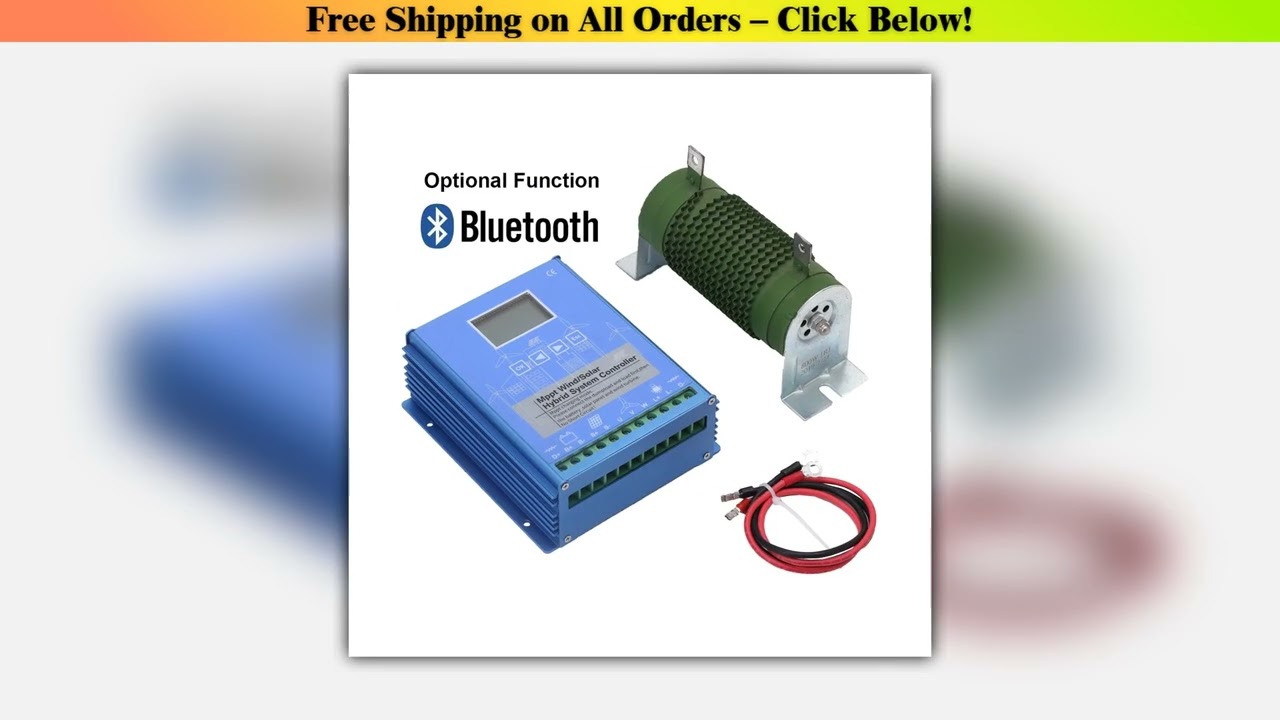 MPPT Wind Solar Hybrid Charge Controller Wind 1500W Solar 1200W 12/24V/48V Auto Hybrid Controller