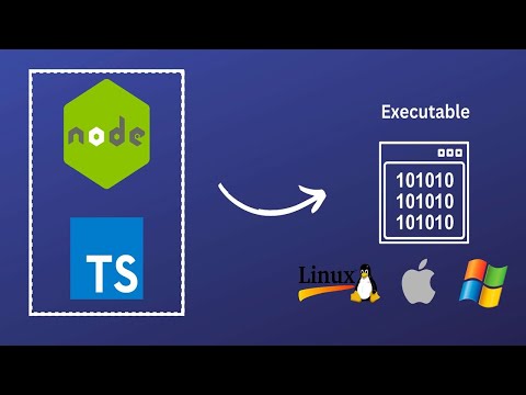 How to generate executable file from node js/ts project. For windows, linux & mac os.