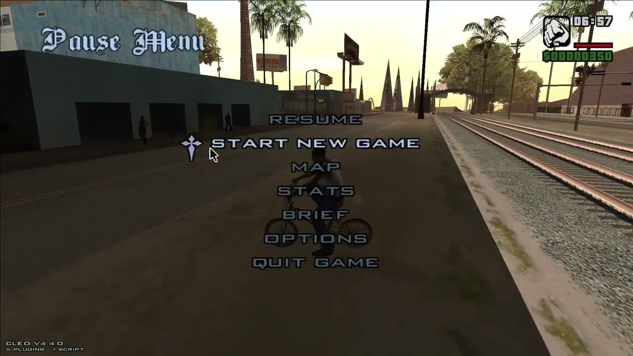 Grand Theft Auto: San Andreas - CLEO Mod Menu Collection